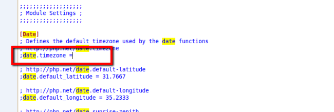 Set date timezone Option In Php ini Expertwebadvisor