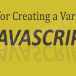 Rules for Creating a Variable in JavaScript